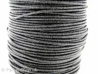 Aluminum wire wrapped in polyster, Color: black, Size: ±2mm, Qty: 1 Meter