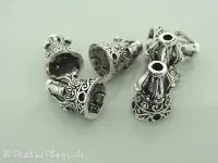 Silver Bead Cap, Color: SILVER 925, Size: ±14x10mm, Qty: 1 pc.