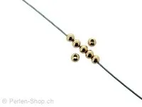 Silver Bead, Color: SILVER 925 rose gold plated, Size: ±3mm, Qty: 5 pc.