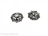 Silver Bead Cap, Color: SILVER 925, Size: ±18x3mm, Qty: 1 pc.