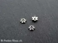 Silver Bead Cap, Color: SILVER 925, Size: ±6x2mm, Qty: 1 pc.