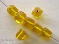 Cube, gelb, ±6mm, 50 Stk.