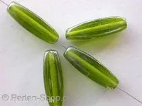 Oval Rectangle, green, ±26mm, 10 pc.