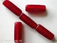 Rectangle, red, 19mm, 10 pc.