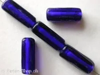 Rectangle, navy blue, 19mm, 10 pc.