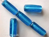 Rectangle, mid turquoise, 19mm, 10 pc.