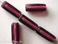 Rectangle, mid purple, 19mm, 10 pc.