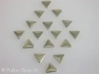 Hotfix nailheads triangle, silver, ±5mm, 80 pc.