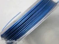 Metalldraht, blau plastifiziert, 0.45mm, 10 meter