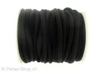 Elastick cord, black, 5mm, 10cm
