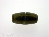 Magnetverschluss, ±18x10mm, alt kupferfarbig, 1 Stk.