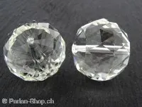 Crystal round, ±24x28mm, crystal, 1 pc.
