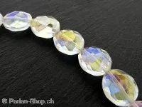 Kristall oval, Farbe: kristall, Grösse: ±20x16mm, Menge: 2 Stk.