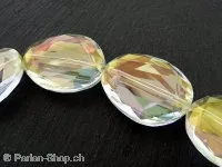 Kristall oval, Farbe: kristall, Grösse: ±34x25mm, Menge: 1 Stk.