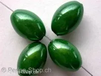 Miracle-Beads, 14x10mm, green, 7 pc.