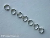 Split ring, 6mm, silver color, 30 pc.