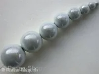 Miracle-Beads, 8mm, white, 15 pc.
