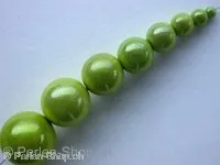 Miracle-Bead,12mm, hellgrün, 6 Stk.
