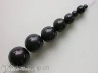 Miracle-Bead,18mm, black, 2 pc.