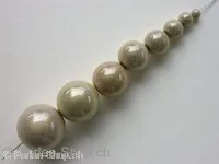 Miracle-Bead,18mm, beige, 2 pc.