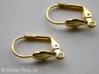 Ear Hook, 18x10mm, gold color, 10 pc.