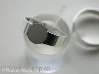 Finger ring to stick, top 8mm, 1 pc.