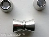 Magnetverschluss diablo, ±22x17mm, platinumfarbig, 1 Stk.