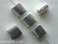 Metalbeads squared, ±7x3mm, 10 pc.