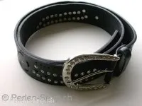 Leather Belt with ±117 rhinestone, 1 pc.