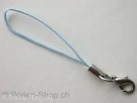 String & clasp, blue, 1 pc.