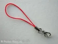 String & clasp, red, 1 pc.
