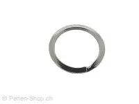 Stainless Steel Split ring, Color: platinum, Size: ±30mm, Qty: 1 pc.