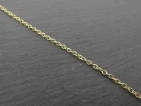 Stainless Steel chain, Color: gold plated, Size: ±1.4mm, Qty: 10cm