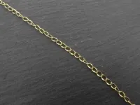 Stainless Steel chain, Color: gold plated, Size: ±2.5mm, Qty: 10cm