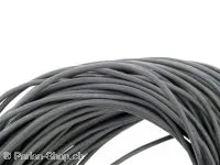 ACTION – Leather Cord b-quality, Color: Grey, Size: 2mm, Qty: 1 meter