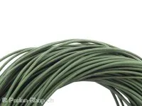 ACTION – Leather Cord b-quality, Color: Green, Size: 2mm, Qty: 1 meter