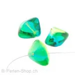 perle cyclope, Couleur: vert, Taille: 14 mm, Quantite: 5 piece