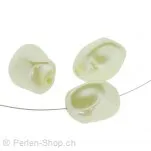 perle cyclope, Couleur: vert, Taille: 20 mm, Quantite: 5 piece