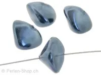 perle cyclope, Couleur: bleu, Taille: 10 mm, Quantite: 5 piece