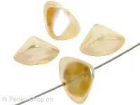 perle cyclope, Couleur: jaune, Taille: 10 mm, Quantite: 5 piece