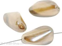 perle cyclope, Couleur: brun, Taille: 23 mm, Quantite: 2 piece