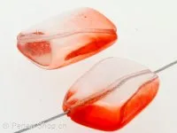 Glas Nugget, Color: Orange, Size: 24 mm, Qty: 2 pc.