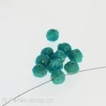 perle ronde, Couleur: bleu, Taille: 8 mm, Quantite: 10 pcs.