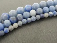 Blue Aventurine, Semi-Precious Stone, Color: blue, Size: ±6mm, Qty: 1 string 16" (±60 pc.)