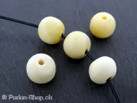 Bone Beads cylinder, Color: beige, Size: ±12x14mm, Qty: 3 pc.