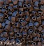 SeedBeads Triangle, black frosted, 5mm, 17 gr.