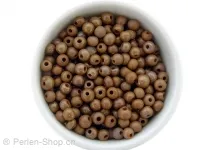 SeedBeads, Color: brown satt, Size: ±3mm, Qty:±17 gr.