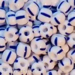 SeedBeads, opac shiny blau, 4.5mm, ±17 gr.
