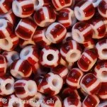 SeedBeads, opac shiny red, 4.5mm, ±17 gr.