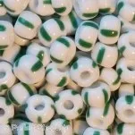 SeedBeads, opac shiny green, 4.5mm, ±17 gr.